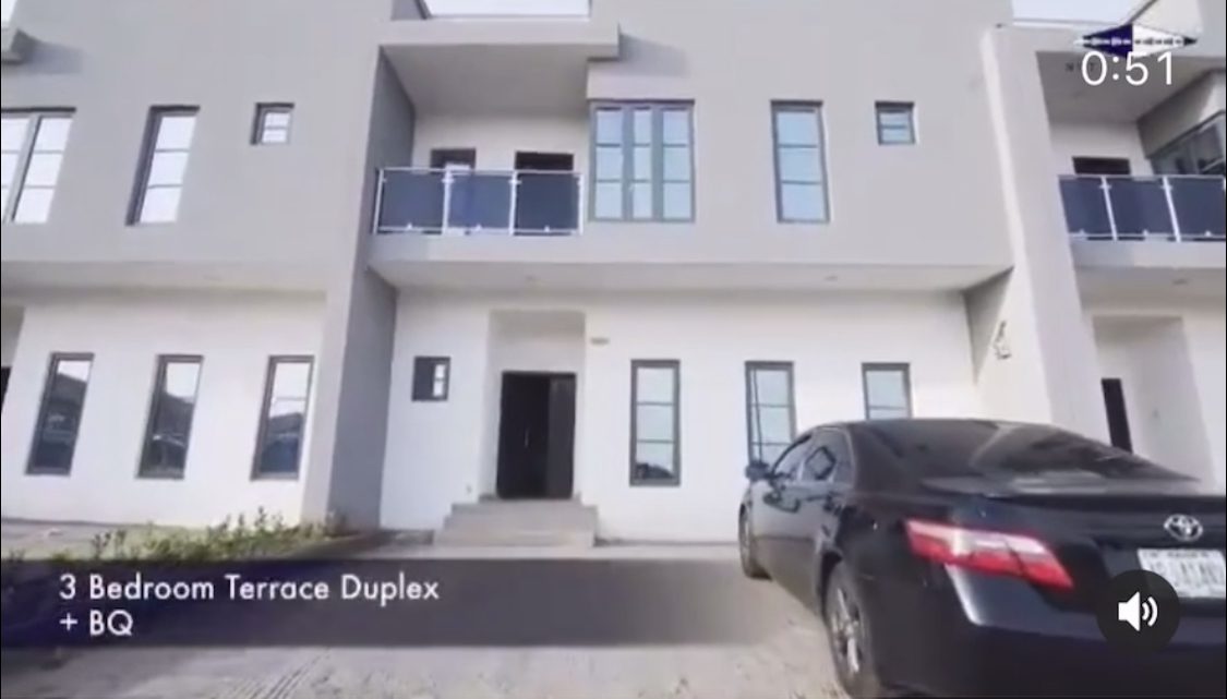 Newly built 3 bedroom Terrace Duplex with a BQ with 2yrs Payment Plan.