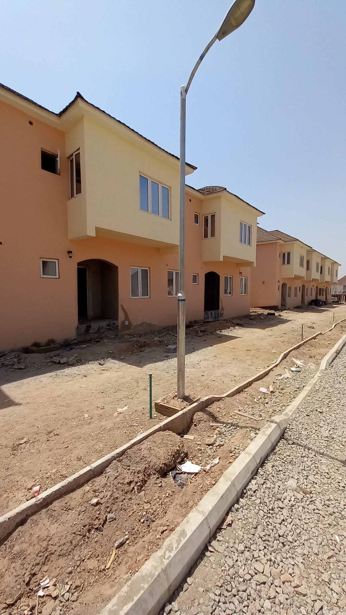 3 bedroom terrace duplex with an attached bq