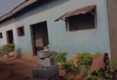 A Standard full plot of land with a demolishable structure and a temporal structure been used for school In a strategic location