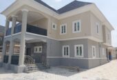 Tastefully built 4 bedroom duplex on an 800 square meters plot, with a 2 bedroom bq, borehole, water tank, security house, less than 30 minutes drive to the airport. buy and move in.