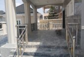 Tastefully built 4 bedroom duplex on an 800 square meters plot, with a 2 bedroom bq, borehole, water tank, security house, less than 30 minutes drive to the airport. buy and move in.