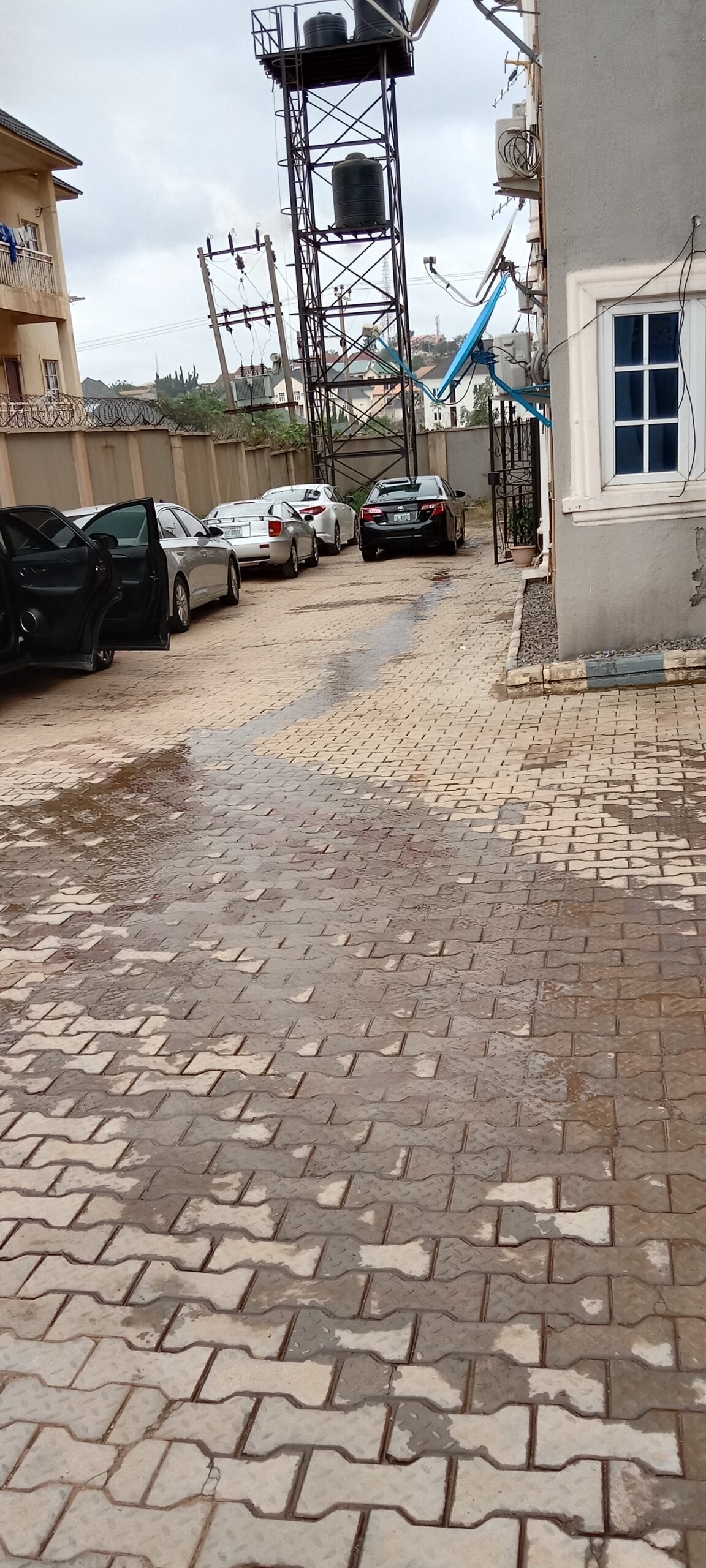 Spacious three bedrooms block of six flats with attached Bq