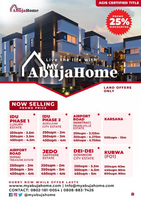 LAND FOR SALE IN KARSANA ABUJA AT PROMO PRICE!!!