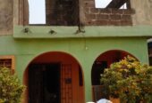 1 storey building of 3 bedroom flat downstairs and 2bedroom flat upstairs each