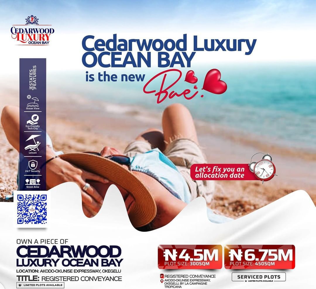 Own a Beach front property at The Cedarwood Luxury Ocean Bay Estate