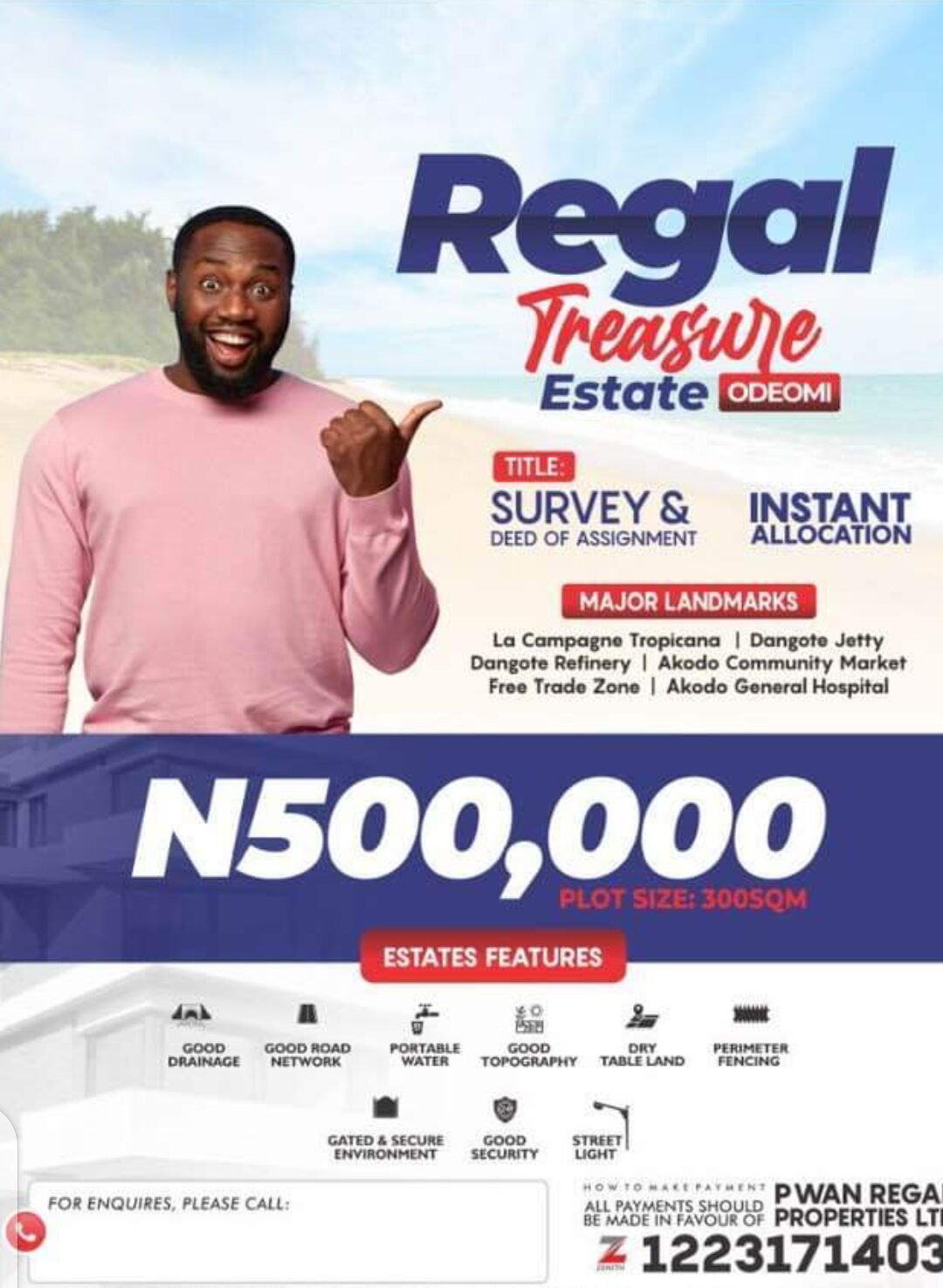 Affordable Residential Land in Ibeju Lekki Lagos Nigeria. Dry table Land.