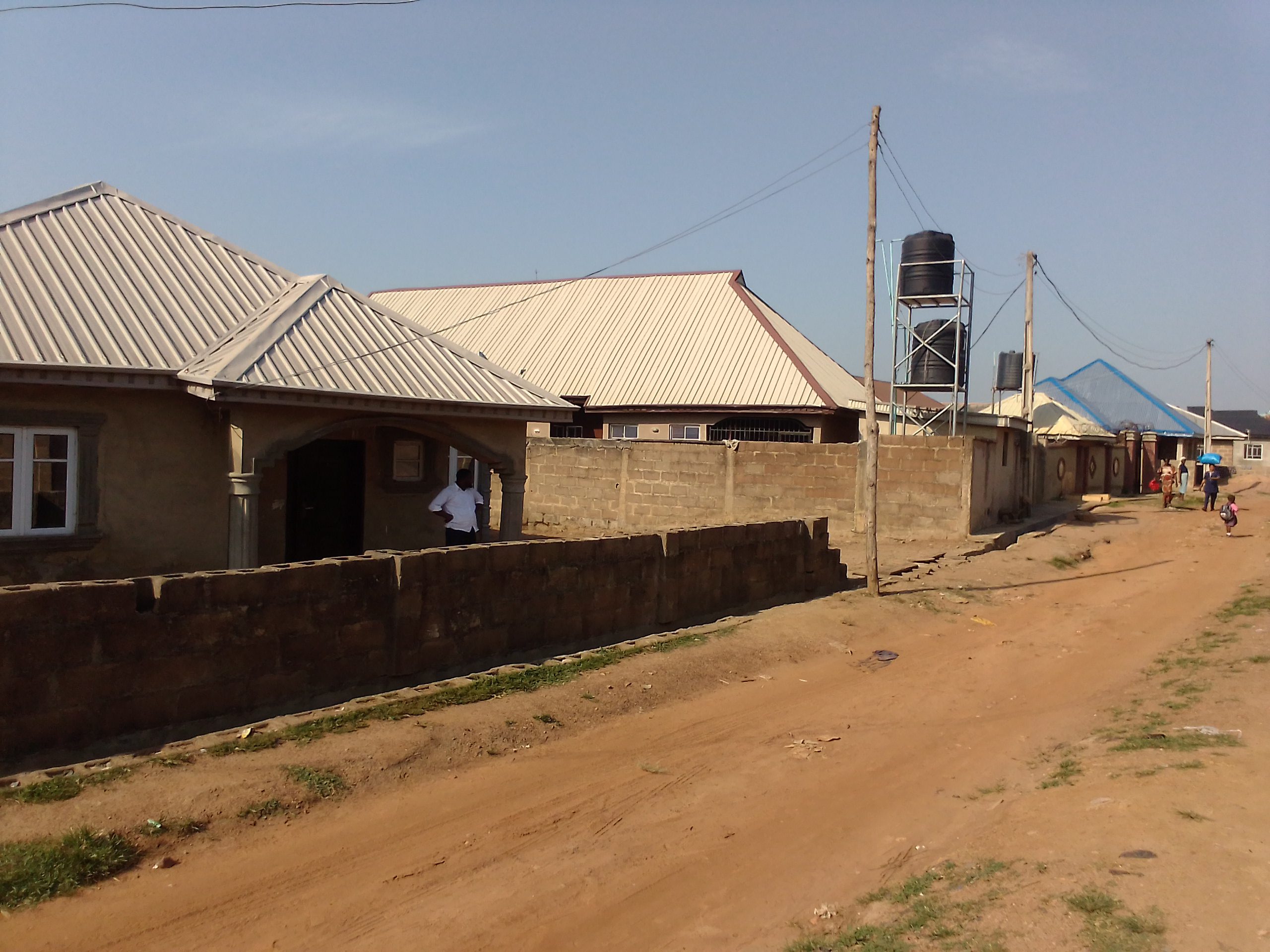 A fully built new bungalow at oluwo area, egbeda