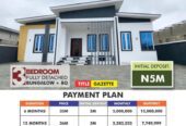 WONDER COURT, Awoyaya is offering a rare opportunity to own a stunning contemporary 3bedroom Detached Bungalow in Lagos