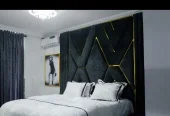 THREE BEDROOM APARTMENT 1004 ESTATE VICTORIA ISLAND Features •24/7 Electricity •24/7 Support •Super Fast WiFi • Top notch security •Netflix •DSTV . Smart TV •Regular Housekeeping . Microwave •Washing Machine .Water Heater •Fully Equipped Kitchen (Chef on request) . Bluetooth Speakers •Air Conditioning •Fridge Freezer . Functioning Bar •Crockery, cutlery & Hood Extractor . Oven . Football Table •Luxury Toiletries •Fresh bed linen, Towels & Diffusers •Private parking (Driver on request) Minimum stay of 2 nights Price: 100k per night Caution: 50k Dm for bookings and reservations 😊